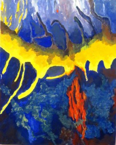 ST. HANS - Acryl auf Lw. 100x80 cm